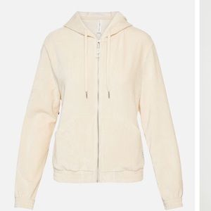 ADAM SELMAN SPORT Corduroy Sweatshirt Milk XS NWT